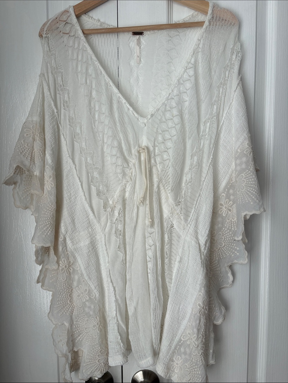 Free People Lace Swim Cover/Tunic, L 🤍